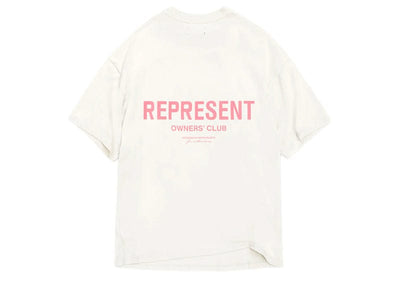 Represent streetwear Represent Owners Club T-Shirt Flat White/Bubblegum