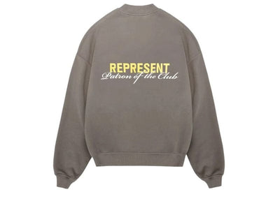 Represent Streetwear Represent Patron Of The Club Sweater Washed Olive