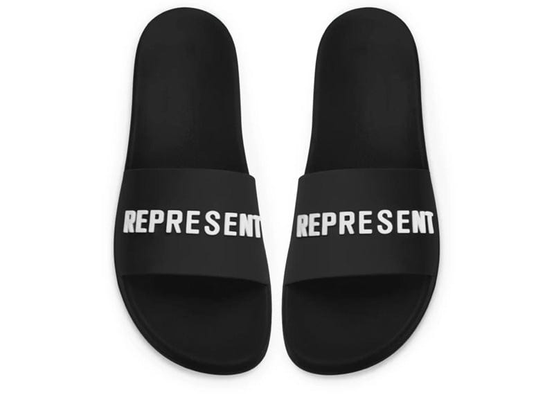 Represent Sneakers Represent Pool Slides Black