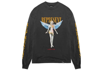 Represent Streetwear Represent Reborn Longsleeve Tee Aged Black