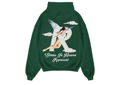 Represent streetwear Represent Storms In Heaven Hoodie Racing Green