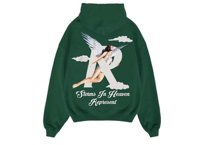 Represent streetwear Represent Storms In Heaven Hoodie Racing Green