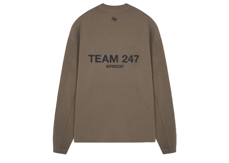 Represent Streetwear Represent Team 247 Long Sleeve  Polyester T-shirt Army