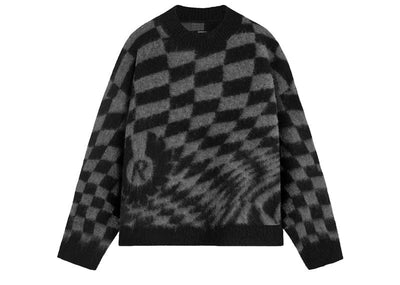 Represent Streetwear Represent x Belstaff Checkerboard Knit Sweater Shadow