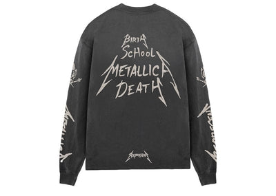Represent Streetwear Represent X Metallica Garage Inc L/S T-Shirt Stained Black