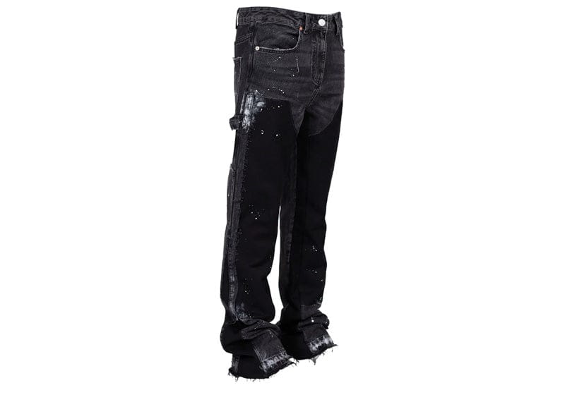 Reputation Studios Streetwear Reputation Studios Flare Denim Pants Black