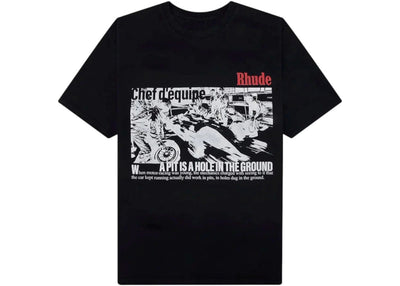 Rhude streetwear Rhude Champions Du Monde Tee Vintage Black