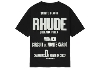 Rhude streetwear Rhude Champions Du Monde Tee Vintage Black