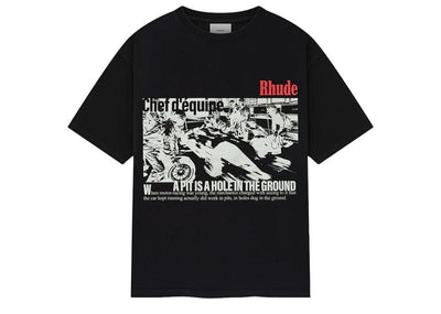 Rhude streetwear Rhude Champions Du Monde Tee Vintage Black