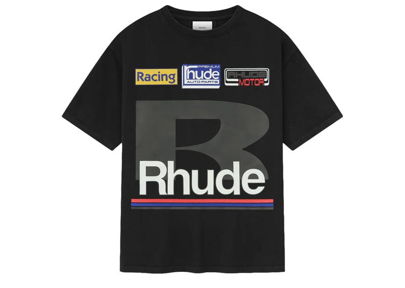 Rhude streetwear Rhude Petrol Patch T-shirt Vintage Black