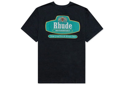 Rhude Streetwear Rhude Racing Crest T Shirt Black