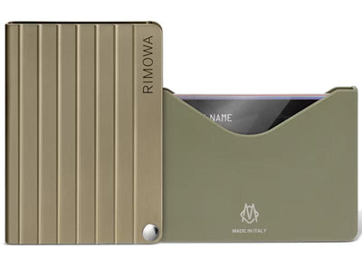 Rimowa Accessories Rimowa Original Small Goods Aluminium Card Holder Titanium