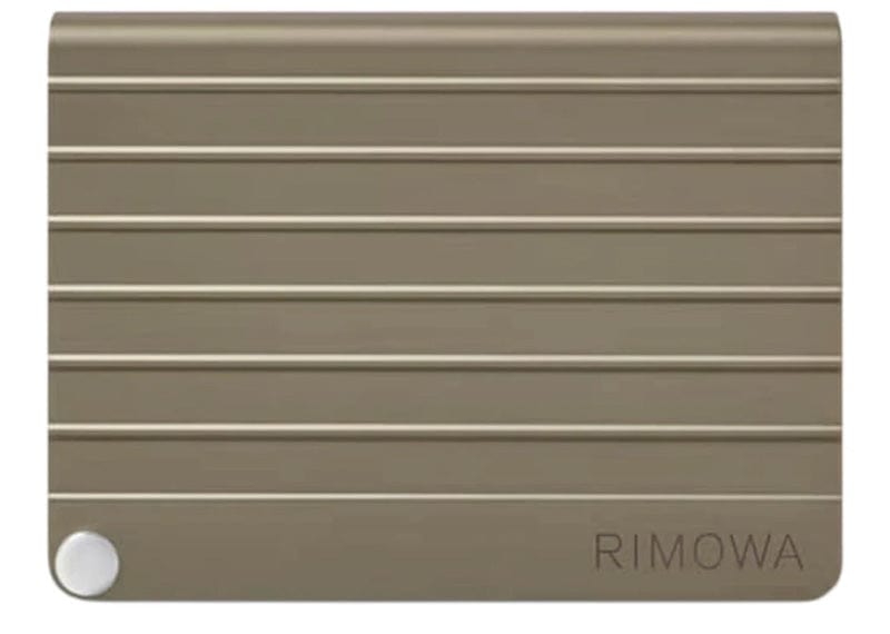 Rimowa Accessories Rimowa Original Small Goods Aluminium Card Holder Titanium