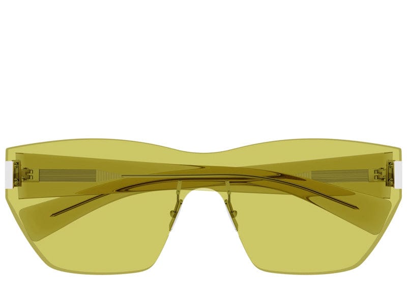 Saint Laurent Accessories Saint Laurent Corner Angle Sunglasses Yellow