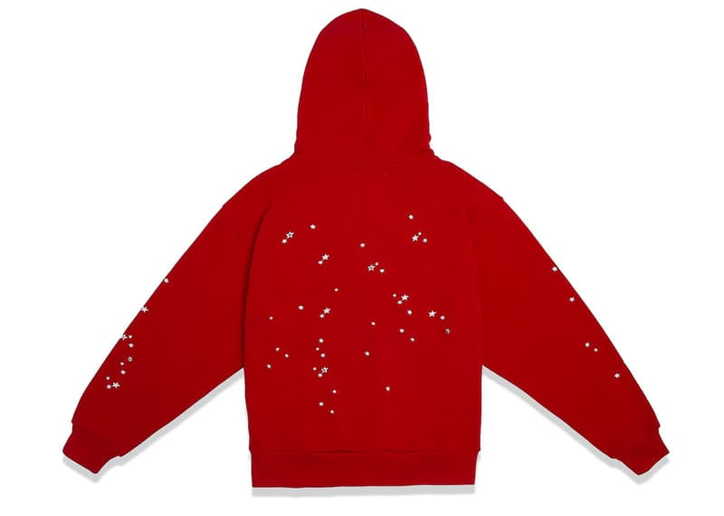 Sp5der Atlanta Zip Up Hoodie Red – Court Order