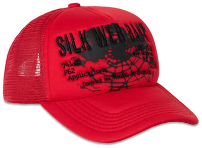 Sp5der Accessories Sp5der Silk Web Bank Trucker Cap Red