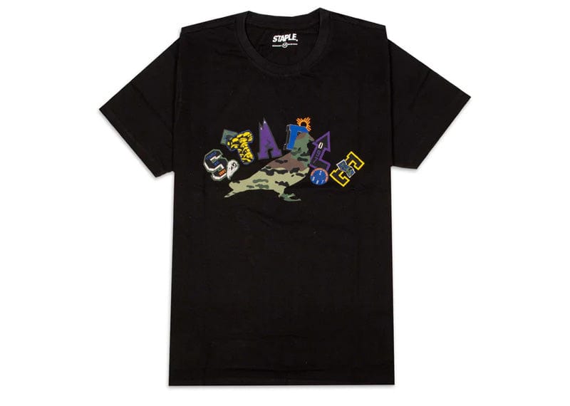 Staple Streetwear Staple Pigeon Camo Print T-Shirt Black