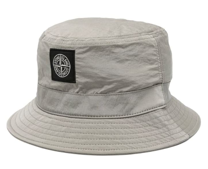 Stone Island Accessories Stone Island Compass Patch Bucket Hat Beige