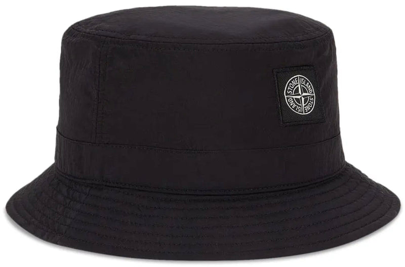 Stone Island Accessories Stone Island Compass Patch Bucket Hat Black