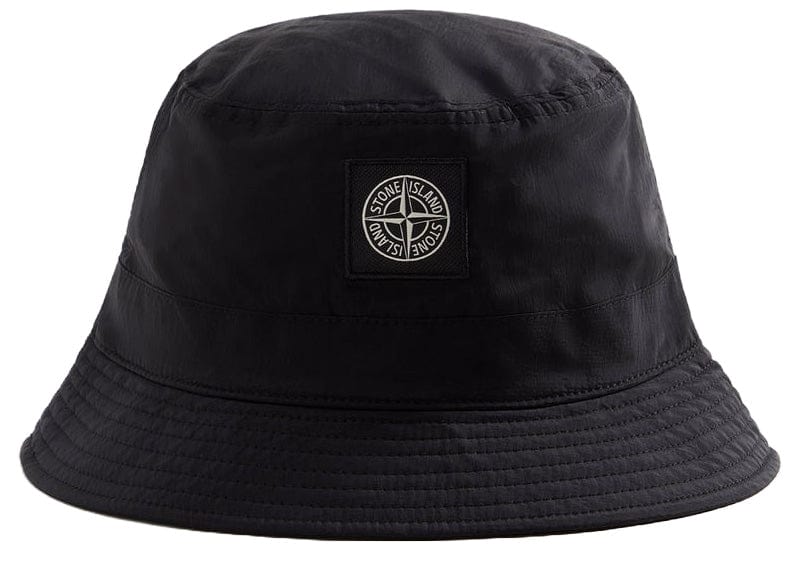 Stone Island Accessories Stone Island Compass Patch Bucket Hat Black