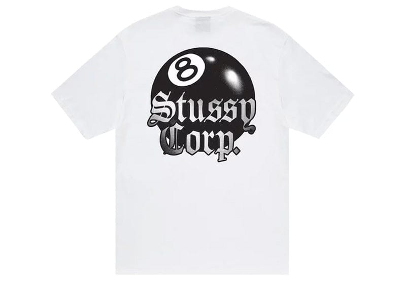 Stussy 8 Ball Corp. Tee White – Court Order