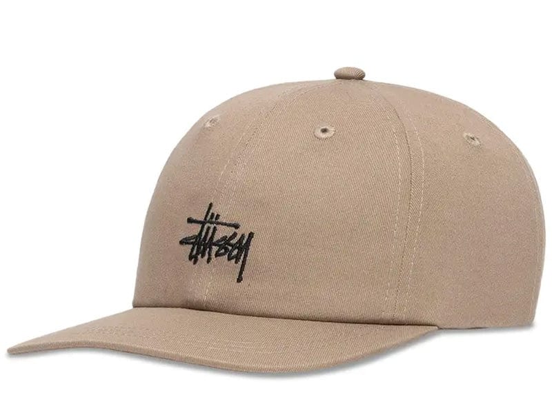 Stussy Accessories Stussy Basic Stock Low Pro Cap Dark Khaki