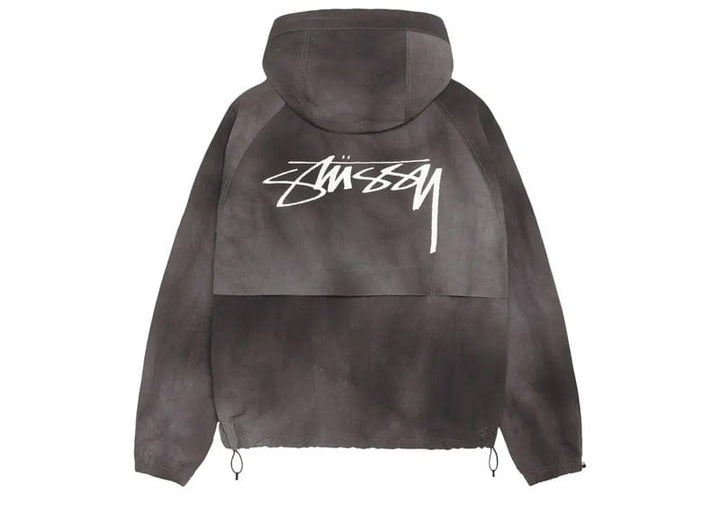 Stussy Beach Shell Wave Dye Jacket Black – Court Order