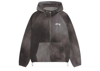 Stussy Streetwear Stussy Beach Shell Wave Dye Jacket Black