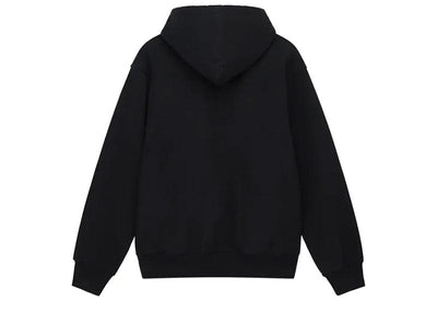 Stussy streetwear Stussy Block Sport Zip Hoodie Black