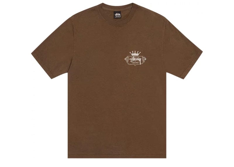 Stussy streetwear Stussy Built To Last Pigment Dyed Tee Brown