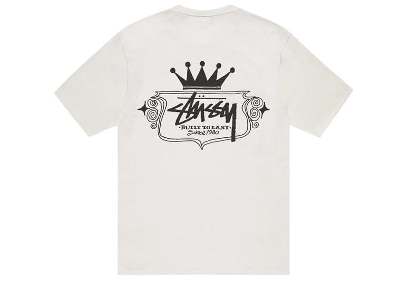 Stussy streetwear Stussy Built To Last Pigment Dyed Tee Natural