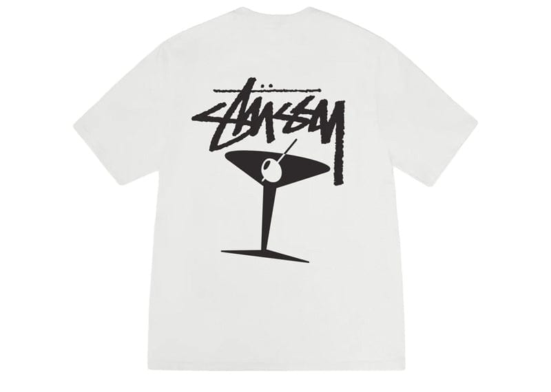 Stussy Streetwear Stussy Martini Tee Pigment Dyed Natural