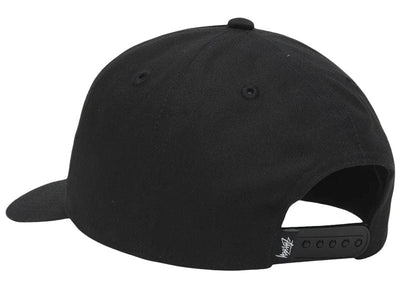 Stussy Accessories Stussy Mid-Depth Big Stock Snapback Black