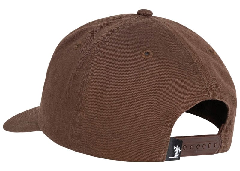 帽子 STUSSY MID DEPTH BIG STOCK SNAPBACK Mid-Depth Big Stock Snapback – Faded Tan | Headwear | Stüssy