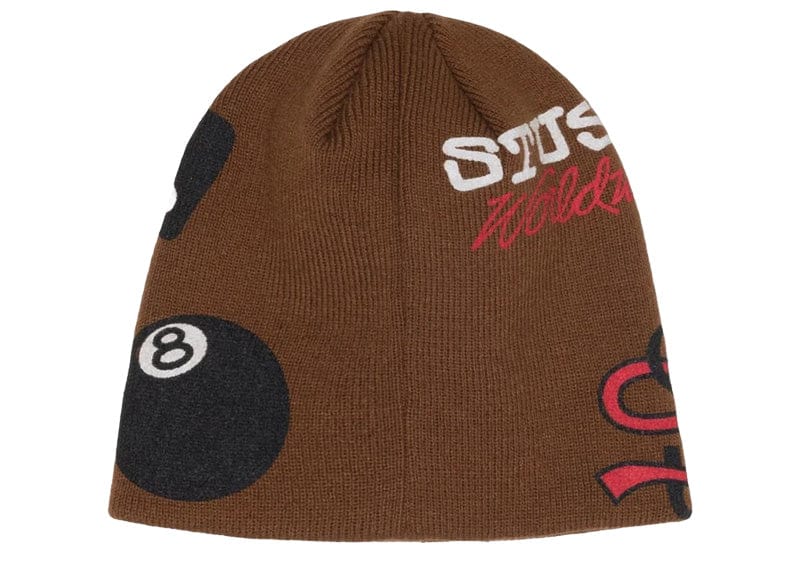 Stussy Accessories Stussy Mixed Logo Skullcap Coffee