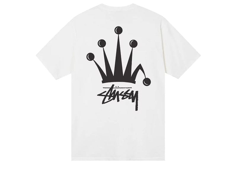 Stussy Streetwear Stussy Natural Regal Crown Pig Dyed Tee