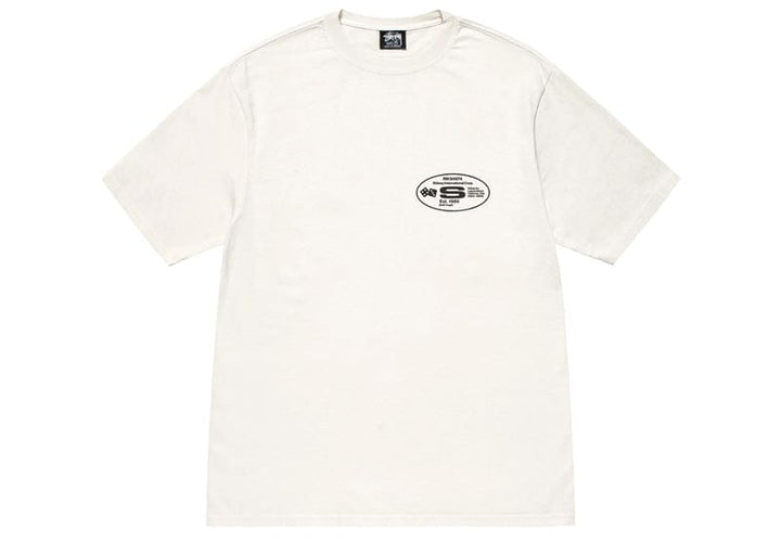 Stussy Oval Corp. Pigment Dyed Tee Natural – Court Order