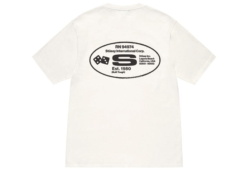 『Stussy』Smooth Stock Pigment Dyed T-Shirt★Natural★Unisex Stussy Smooth Stock Pigment Dyed Tee - POIZON