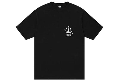 Stussy streetwear Stussy Regal Crown Pigment Dyed T-shirt Black