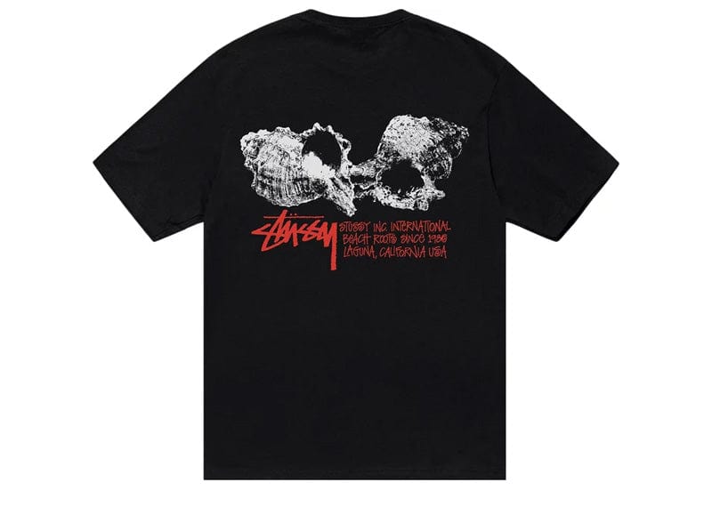 Stussy streetwear Stussy Shells Tee Black