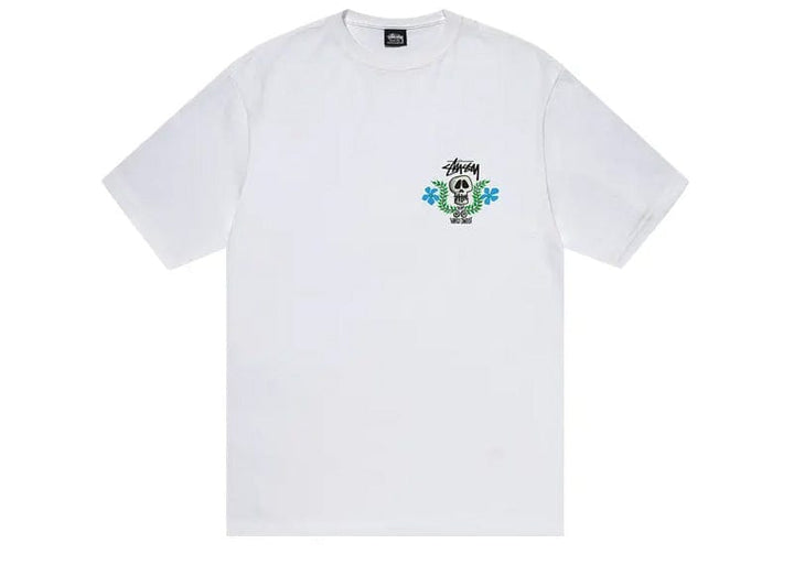 Stussy Skull Crest Tee White – Court Order