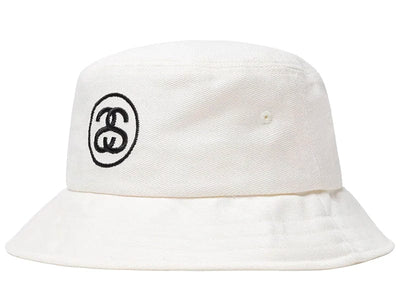 Stussy Accessories Stussy SS Link Deep Bucket Hat White