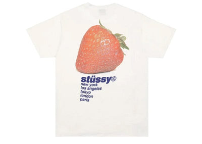 Stussy streetwear Stussy Strawberry Tee White