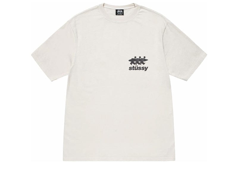 Stussy streetwear Stussy Surfwalk Pigment Dyed Tee Natural