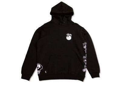 Stussy Streetwear Stussy Test Strike Fleece Hoodie Black