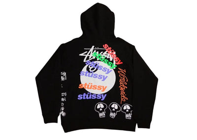 Stussy Streetwear Stussy Test Strike Fleece Hoodie Black