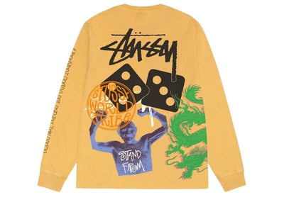 Stussy Streetwear Stussy Test Strike Pigment Dyed LS Tee Honey