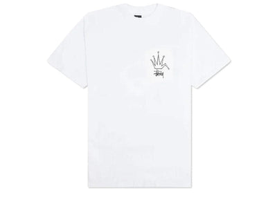 Stussy Streetwear Stussy White Broken Crown Tee