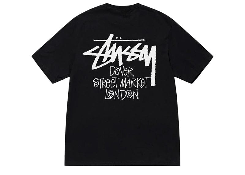 Stussy Streetwear Stussy x Dover Street Market London Tee Black