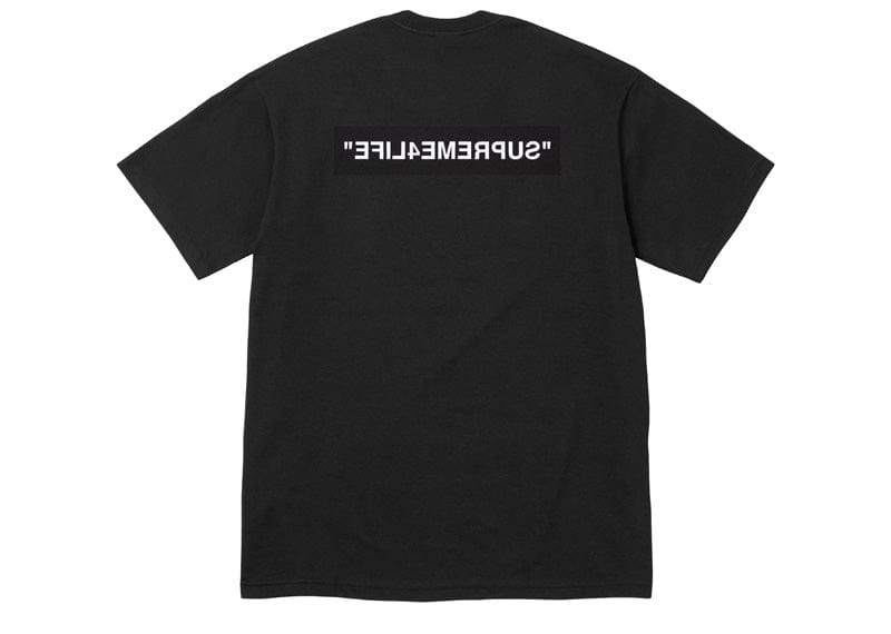 Supreme streetwear Supreme 4 Life Tee Black